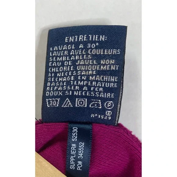 Ralph Lauren Sport Magenta Long Sleeve Crew Neck T Shirt Pony Logo Size M - Picture 6 of 12